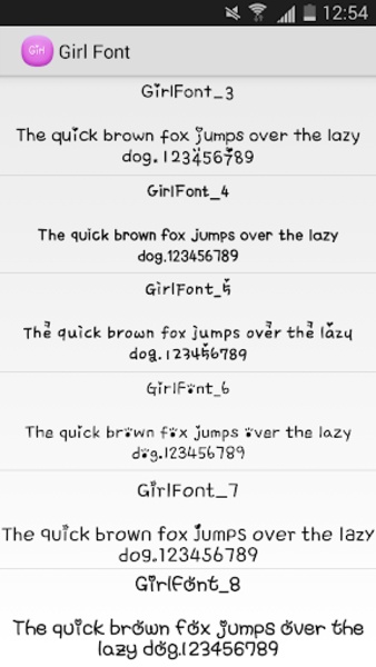 Girl Font - Preview 1