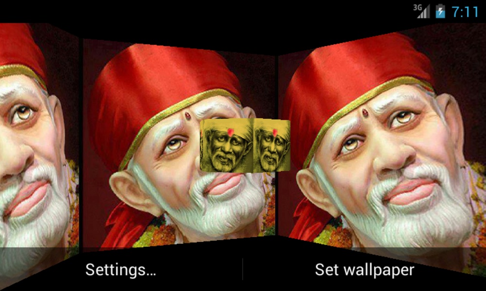 Shirdi Sai Baba 3D Live Wallpaper - Preview 1