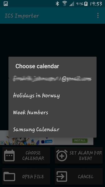 ICS Importer - Preview 1