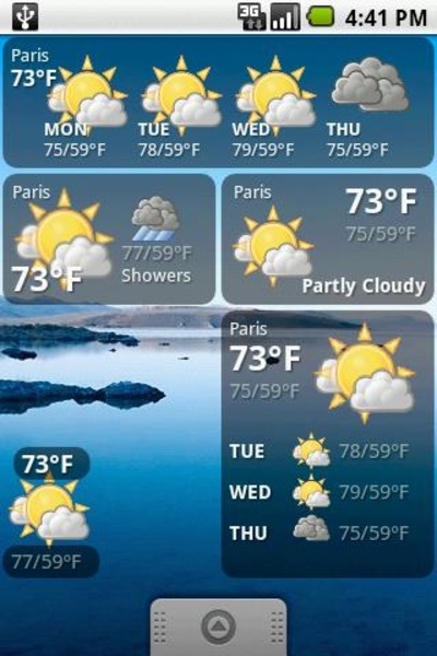 Weather forecast widget - Preview 2