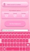 Pink Love Keyboard Theme screenshot 1