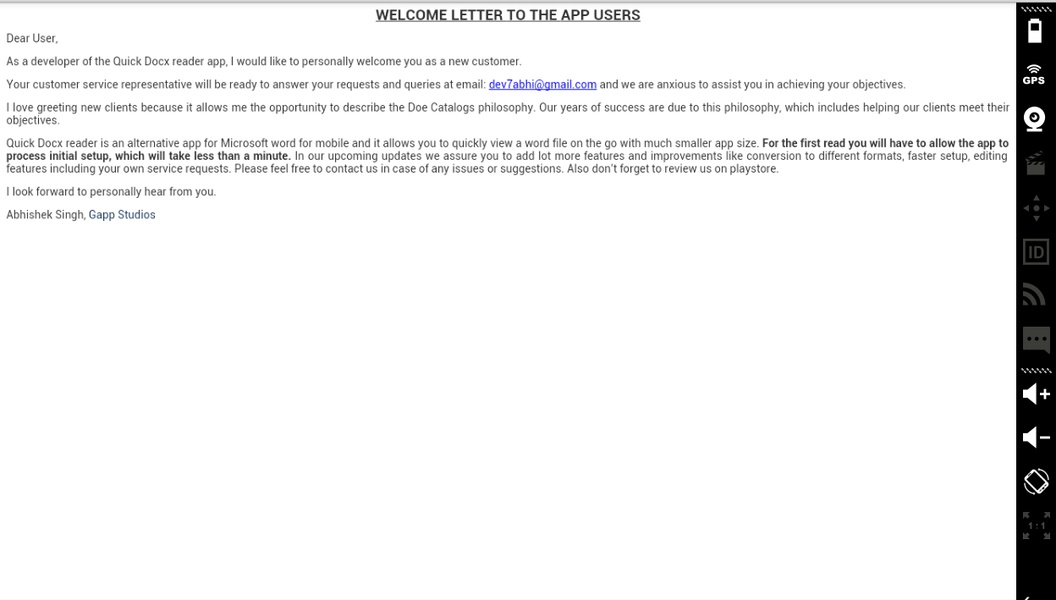 Docx Reader - Preview 1