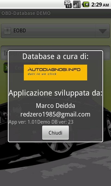 OBD-Database DEMO - Preview 2