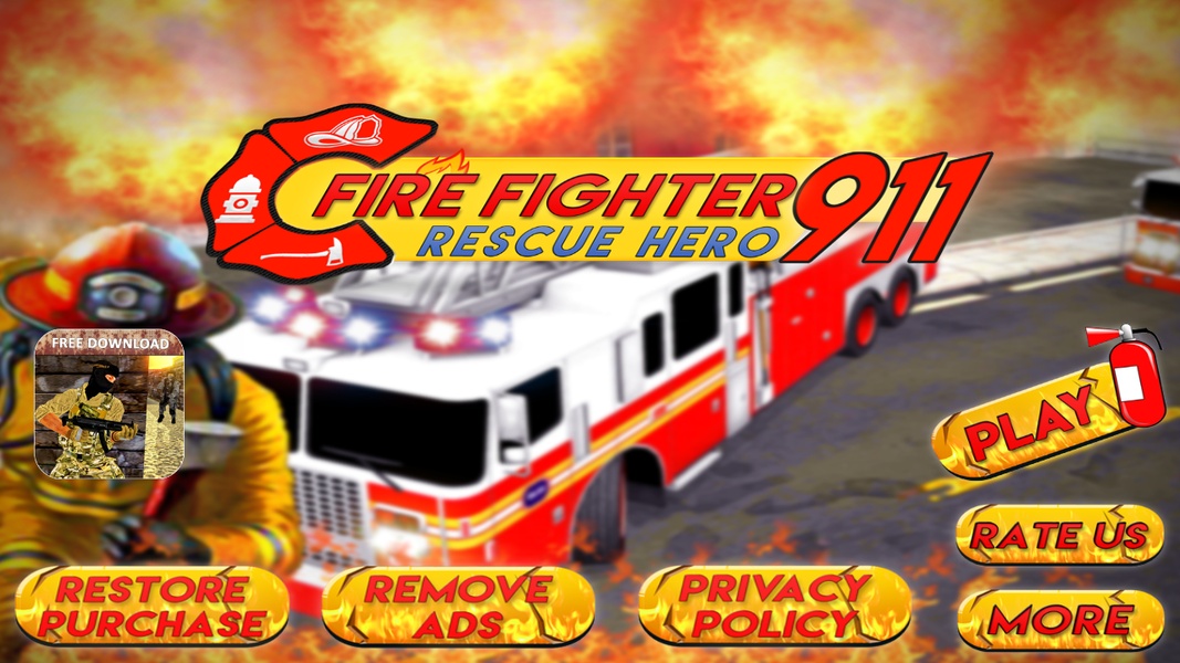 FireFighter 911 Rescue Hero 3D - Preview 7