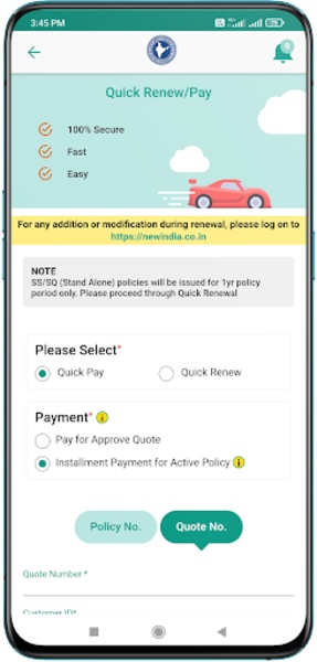 New India Customer - Preview 3
