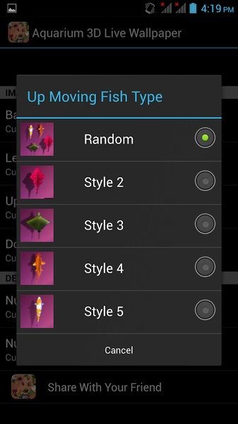 Fishes Live Wallpaper - Preview 5