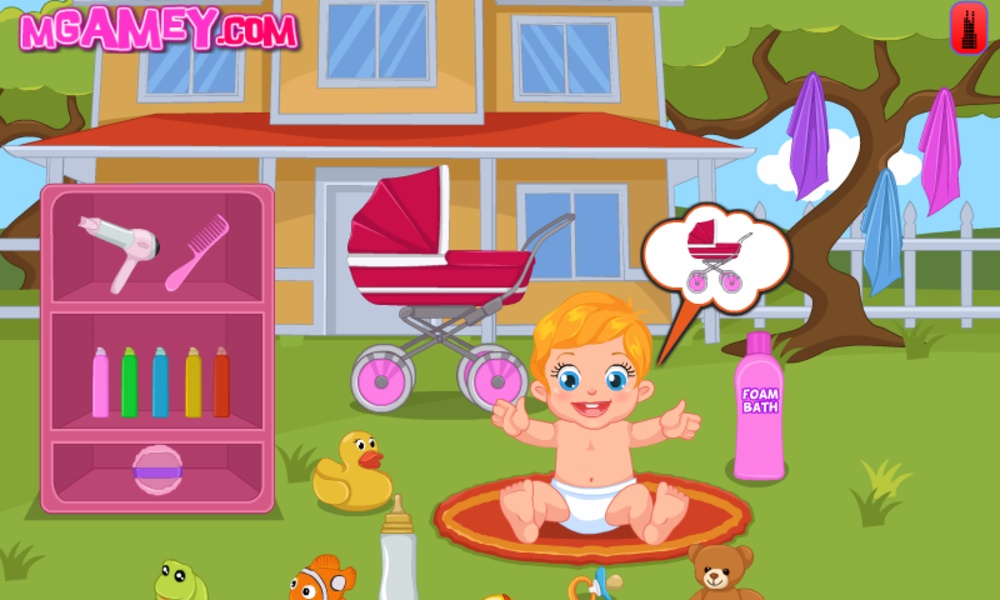 Baby Lizzie Outdoor Bathing - Preview 3