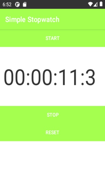 Simple Stopwatch - Preview 2