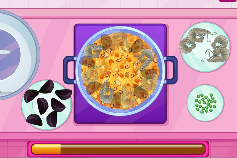 Authentic Spanish Paella cooking games - Preview 1