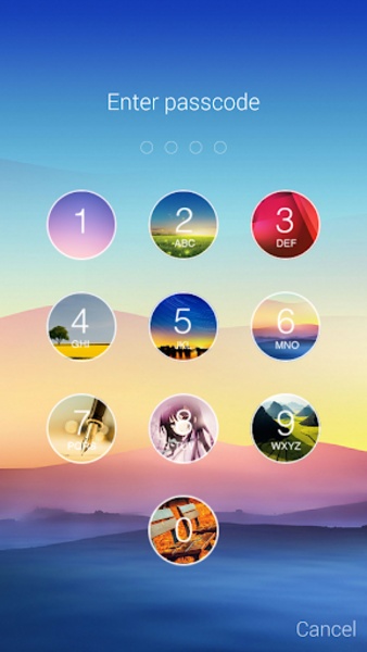 Folding Keypad Lock screen - Preview 5