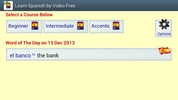Learn Spanish by Video Free screenshot 2