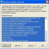 Windows Installer CleanUp Utility screenshot 2