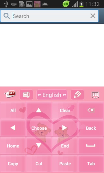 Pink Love Keyboard Free - Preview 1