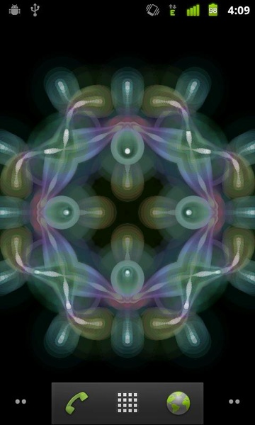 Glow Kaleidoscope Live Wallpaper - Preview 1