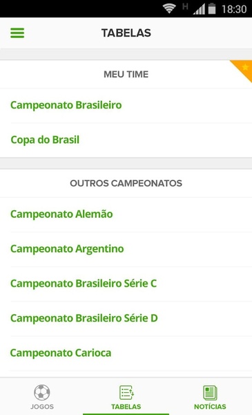 Placar GE: acompanhe campeonatos nacionais e internacionais pelo celular