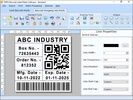 Standard Barcode Sticker Creator Program screenshot 1