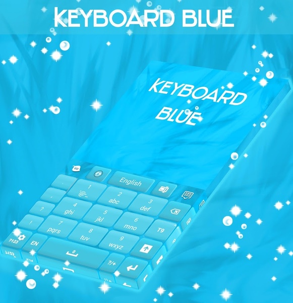 Keyboard Theme Blue - Preview 2