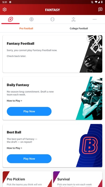 Yahoo Fantasy Sports - Preview 1