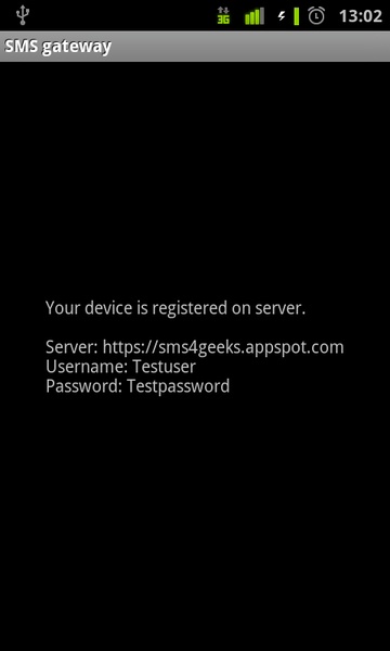 SMS gateway - Preview 2