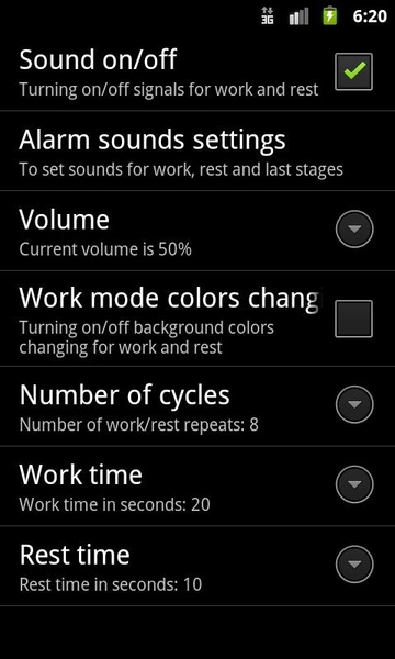Tabata Timer - Preview 2