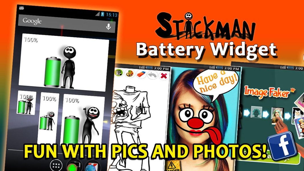 Stickman Battery Widget - Preview 3