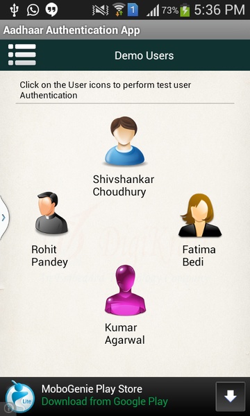 Aadhaar Authentication - Preview 3
