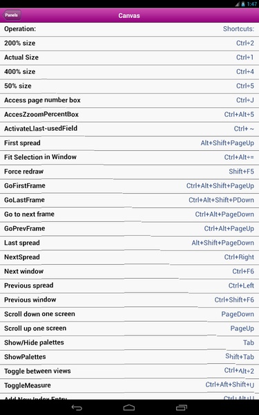 Shortcuts for InDesign - Preview 11