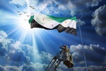 خلفيات علم ثورة سورية للهواتف screenshot 2