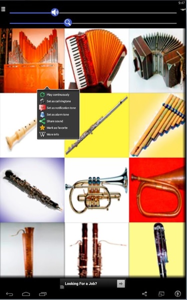 Musical instruments sounds - Preview 1