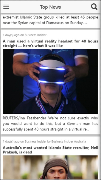 Rss Reader Xoonity - Preview 2