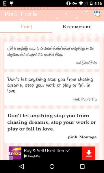 Pink Fonts - Preview 1