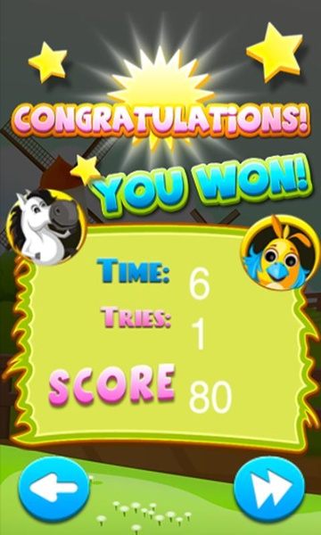 Animal Memory Match for kids game quiz HD free - Preview 3