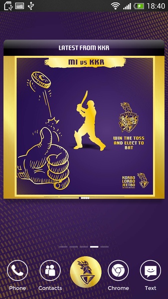 Kolkata Knight Riders Official Launcher - Preview 5