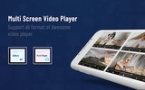 Multi Screen Video Player screenshot 1