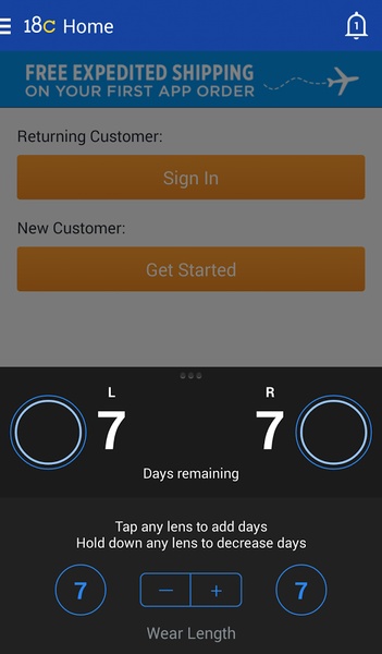 1800CONTACTS App - Preview 4