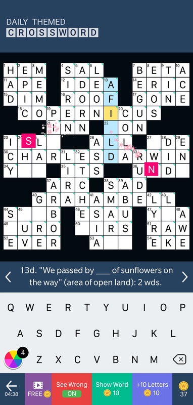 Daily Themed Crossword For Android Download The Apk From Uptodown