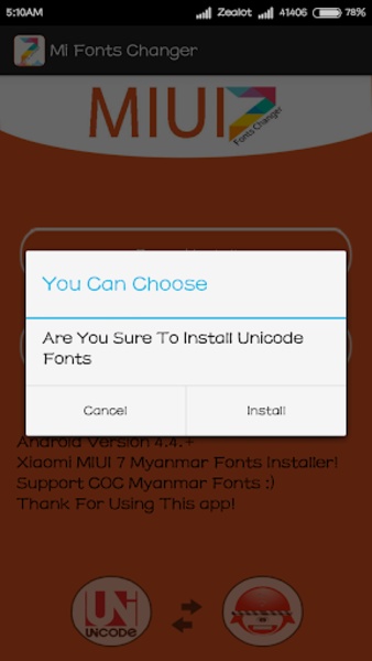 Mi Fonts Changer - Preview 2