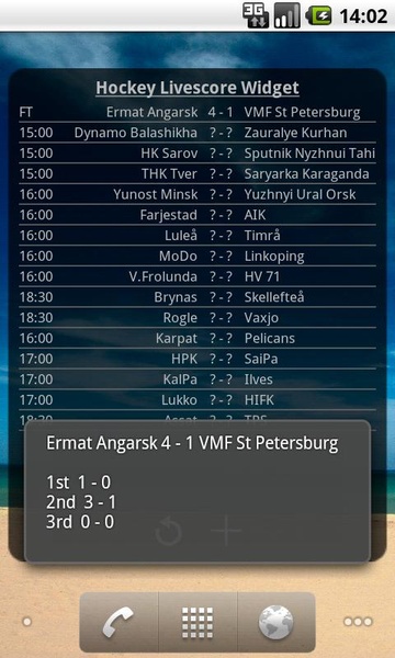 Hockey Livescore Widget - Preview 22