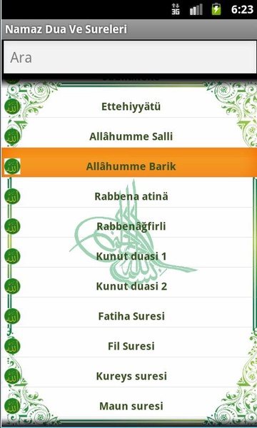 Namaz Dua Ve Sureler(Sesli) - Preview 1