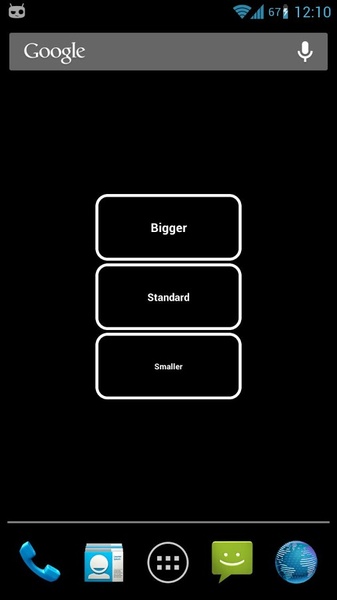 Big Font Widget - Preview 1