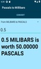 Pascals to Millibars converter screenshot 1