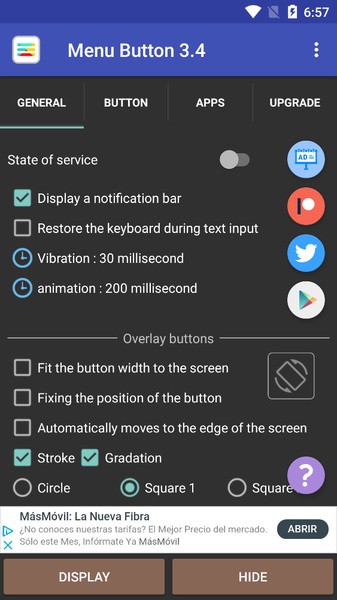 Menu Button (No root) - Preview 1