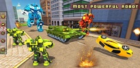 Tiger Robot Police Car Games screenshot 13