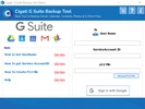 Cigati G Suite Backup Tool screenshot 1