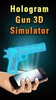 Hologram Gun 3D Simulator screenshot 1