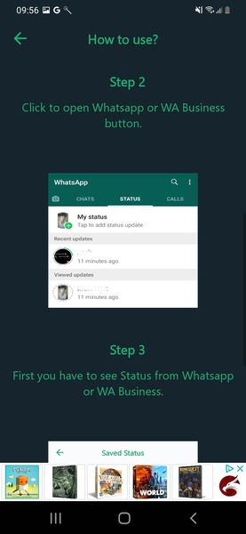 WhatsOn - Professional WhatsApp status saver - Preview 2