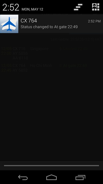 Hong Kong Flight Info - Preview 1