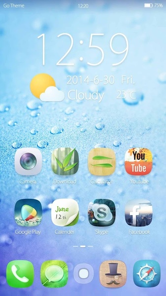 Fancy GOLauncher EX Theme - Preview 3