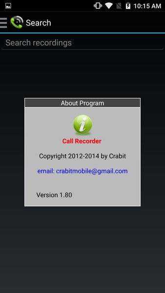 MP3 Call Recorder - Preview 1