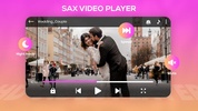 Sax Video Player - All Format HD Video Player 2020 screenshot 1